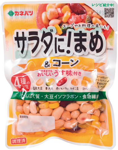 サラダに！まめ&コーン