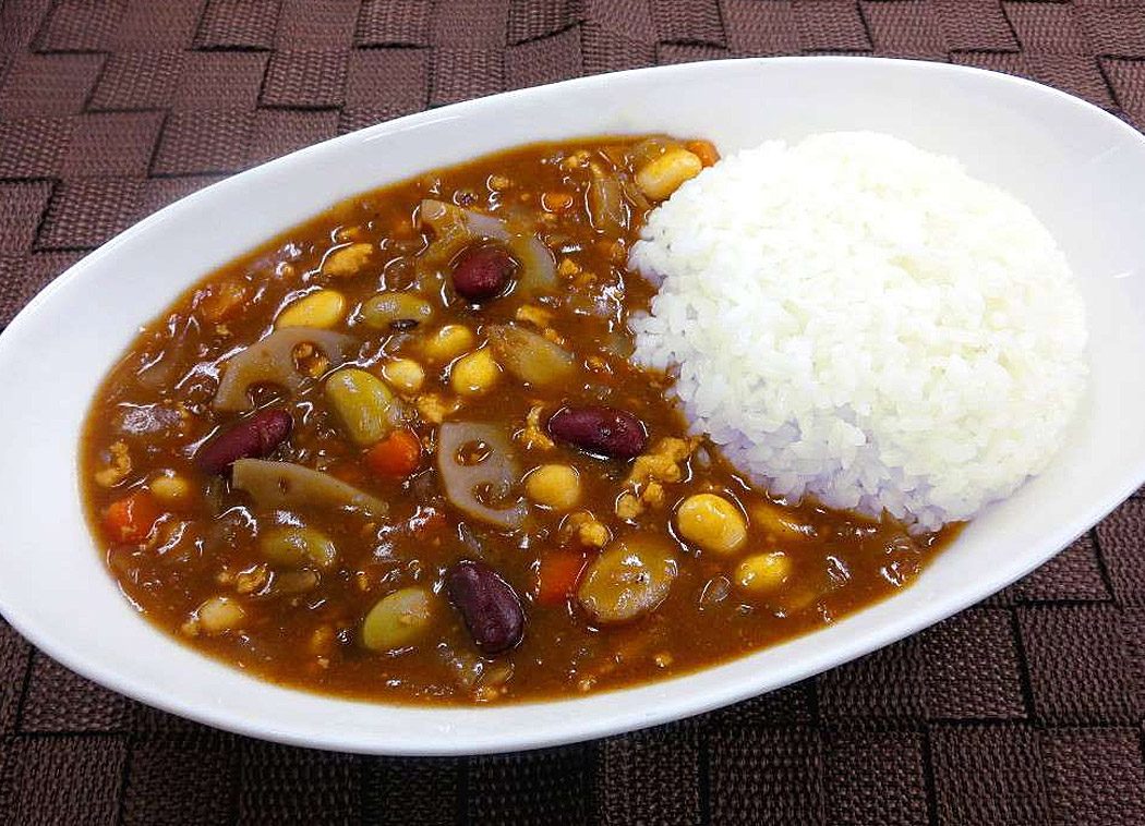 豆と根菜の時短カレー