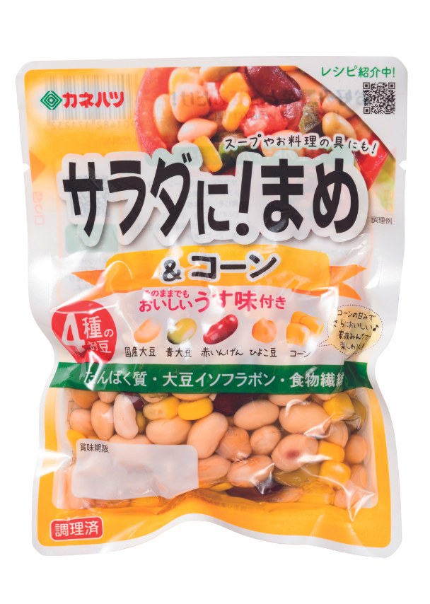 サラダに！まめ＆コーン
