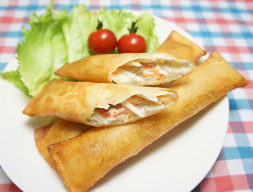 シャキシャキごぼうサラダdeカリッと春巻き