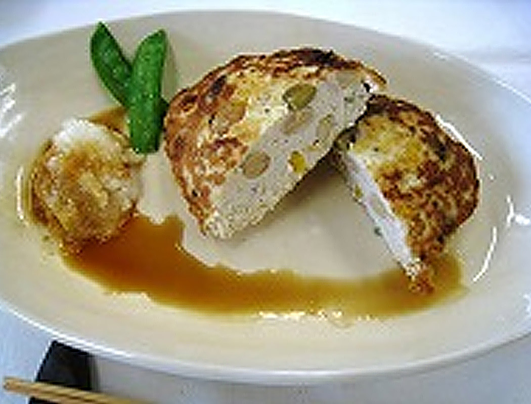 豆とコーンの豆腐ハンバーグ